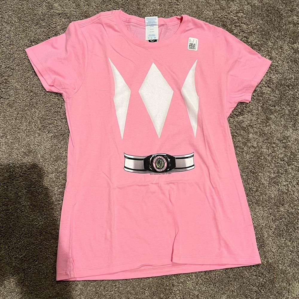 Pink Power Ranger Graphic T-Shirt - Small